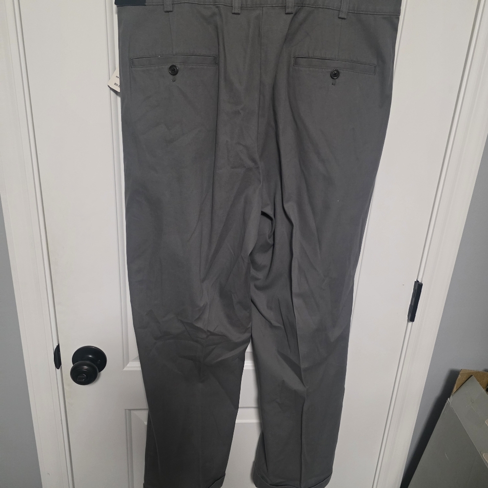 Brooks Brothers 346 Dress Pants Gray 38x30 - Picture 3 of 7